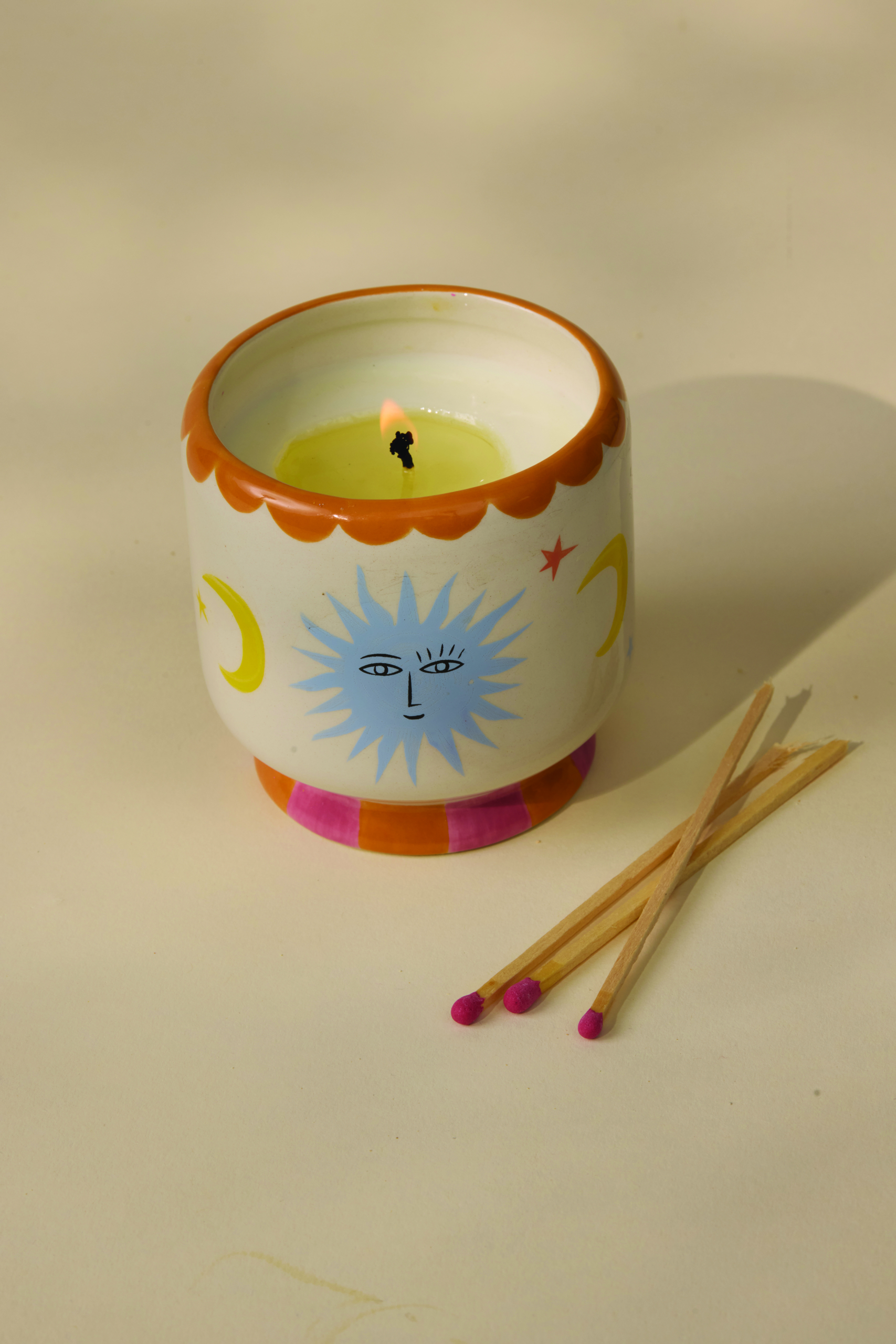 Duftkerze "A Dopo Sun" - Keramikkerze | Orange Blossom – Bild 3