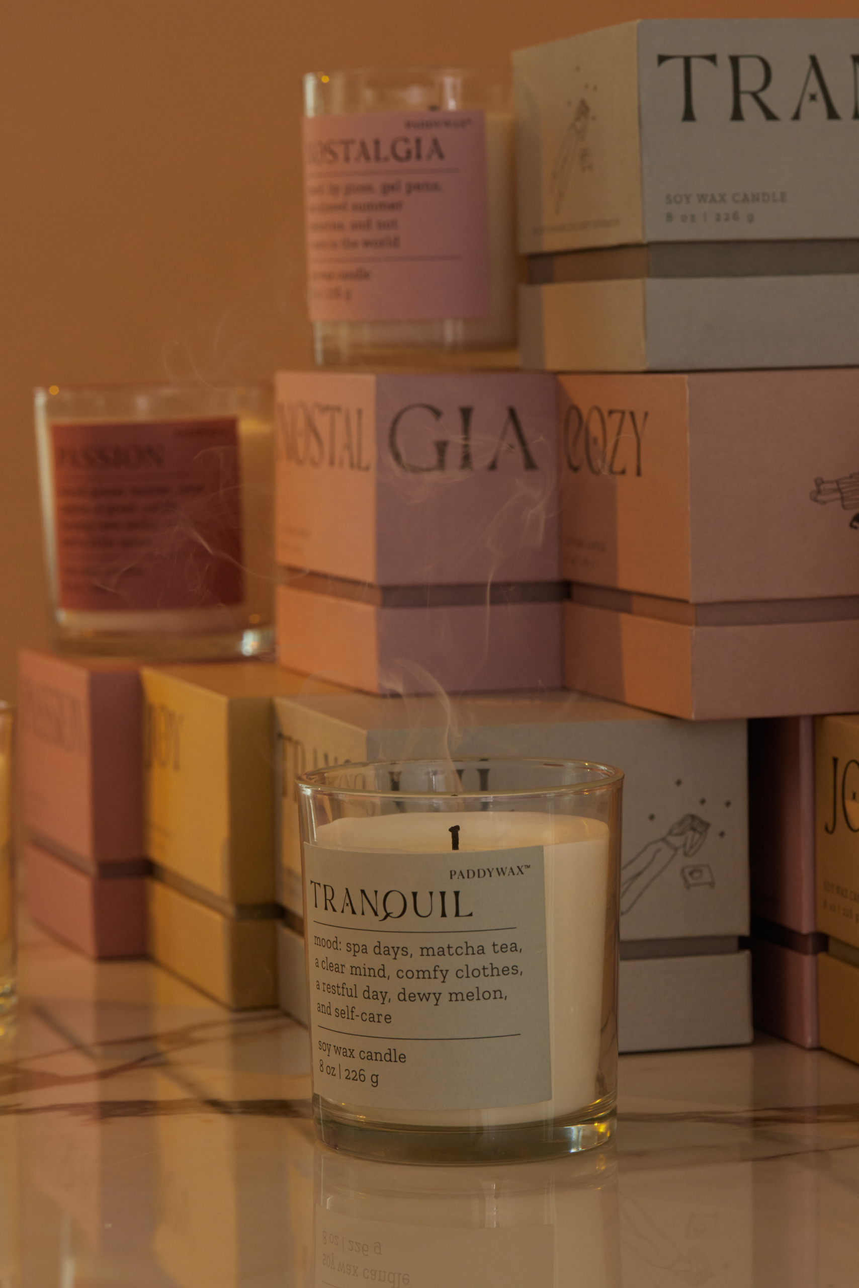 Duftkerze "Mood Candle TRANQUIL" - Lush Palms – Bild 2