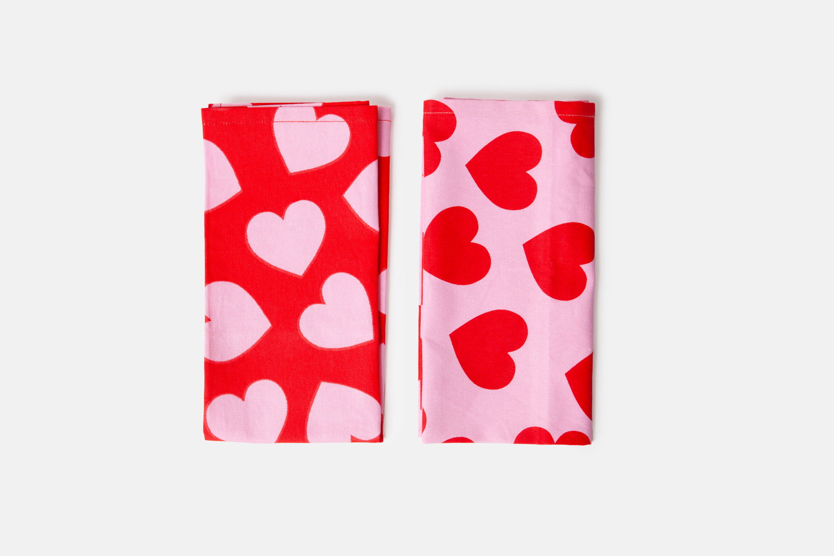 2-er Set Geschirrtücher Love - in Rosa-Rot – Bild 6