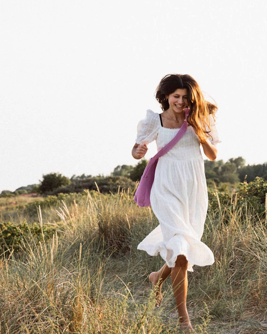 Mira Canvas Tasche aus Baumwolle | Lila – Bild 2