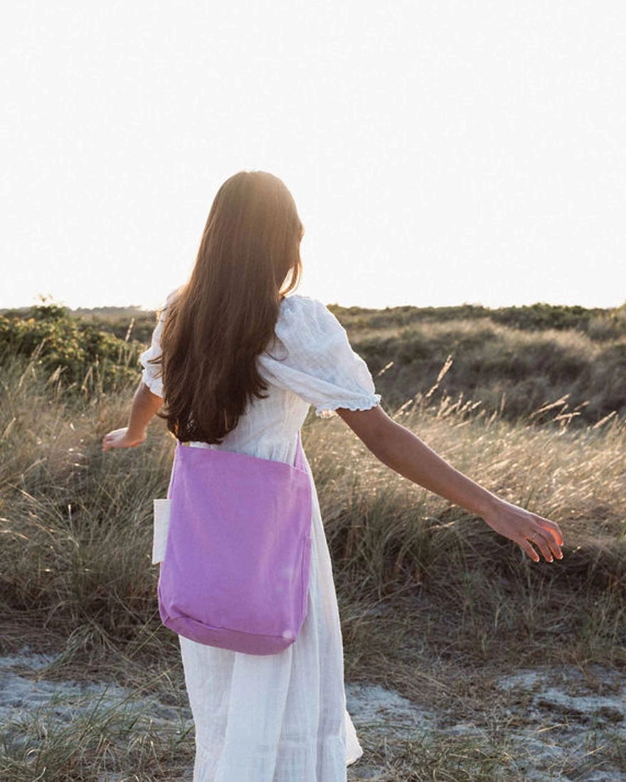 Mira Canvas Tasche aus Baumwolle | Lila