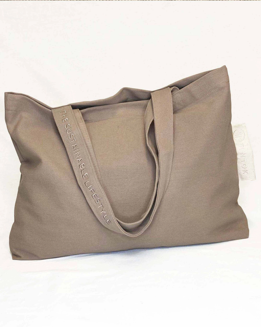Rima Canvas Tasche aus Baumwolle | Mocha – Bild 9