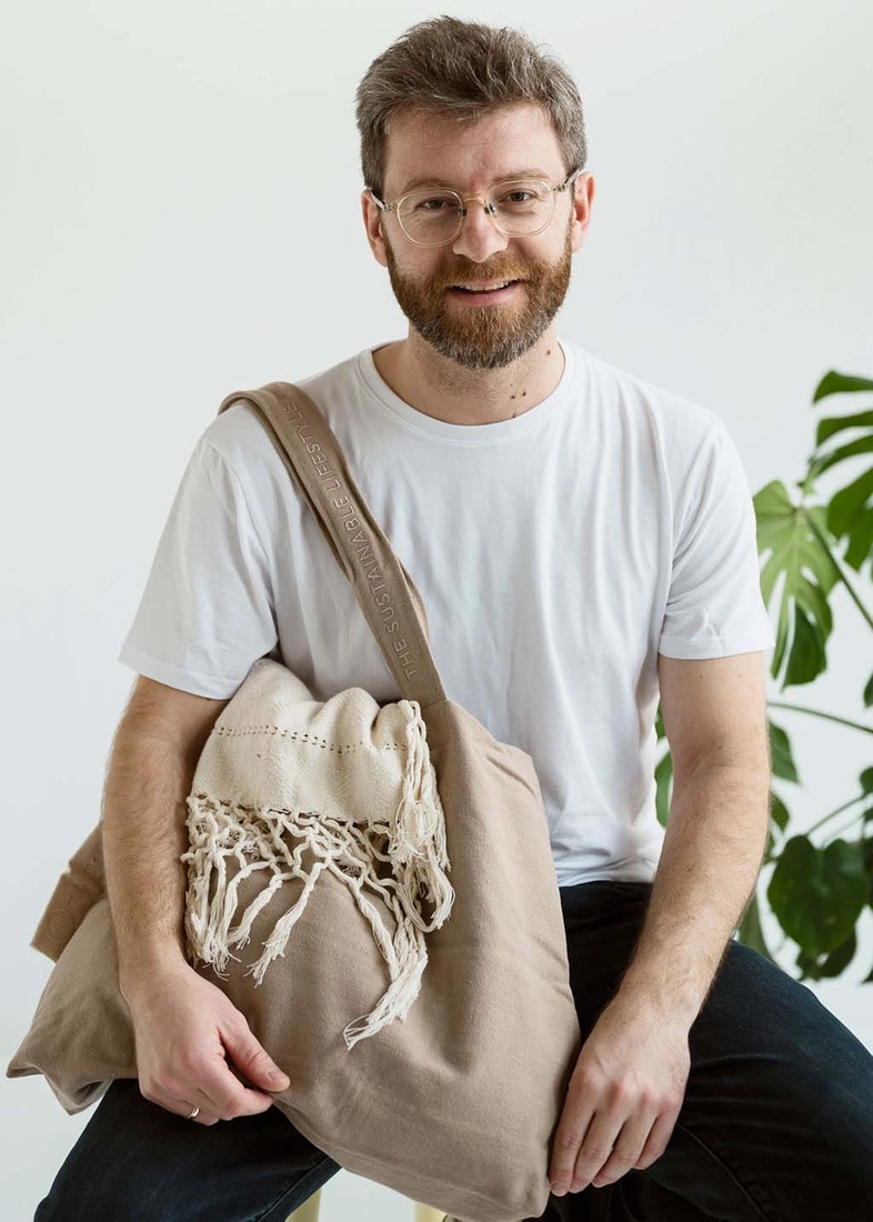 Rima Canvas Tasche aus Baumwolle | Mocha – Bild 3