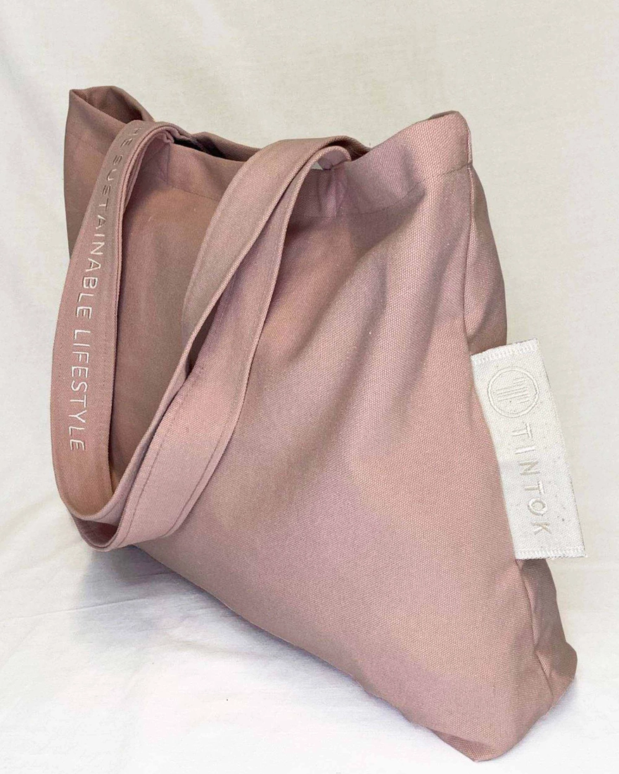 Rima Canvas Tasche aus Baumwolle | Rose – Bild 6