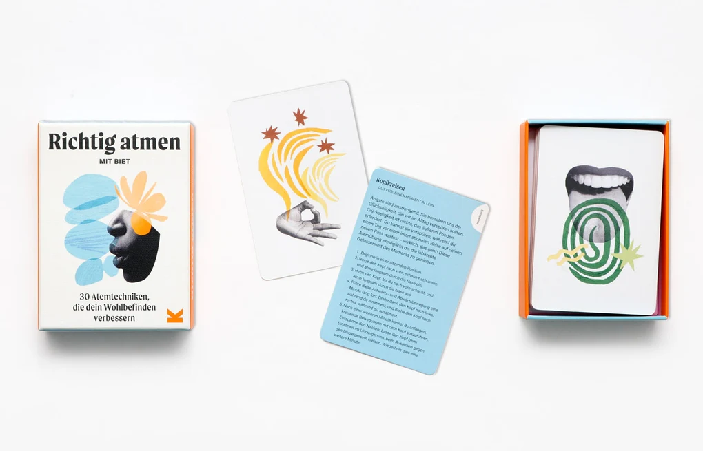 Karten-Set "Richtig atmen mit Biet - 30 Atemübungen für mehr Wohlbefinden" von Biet Simkin – Bild 6