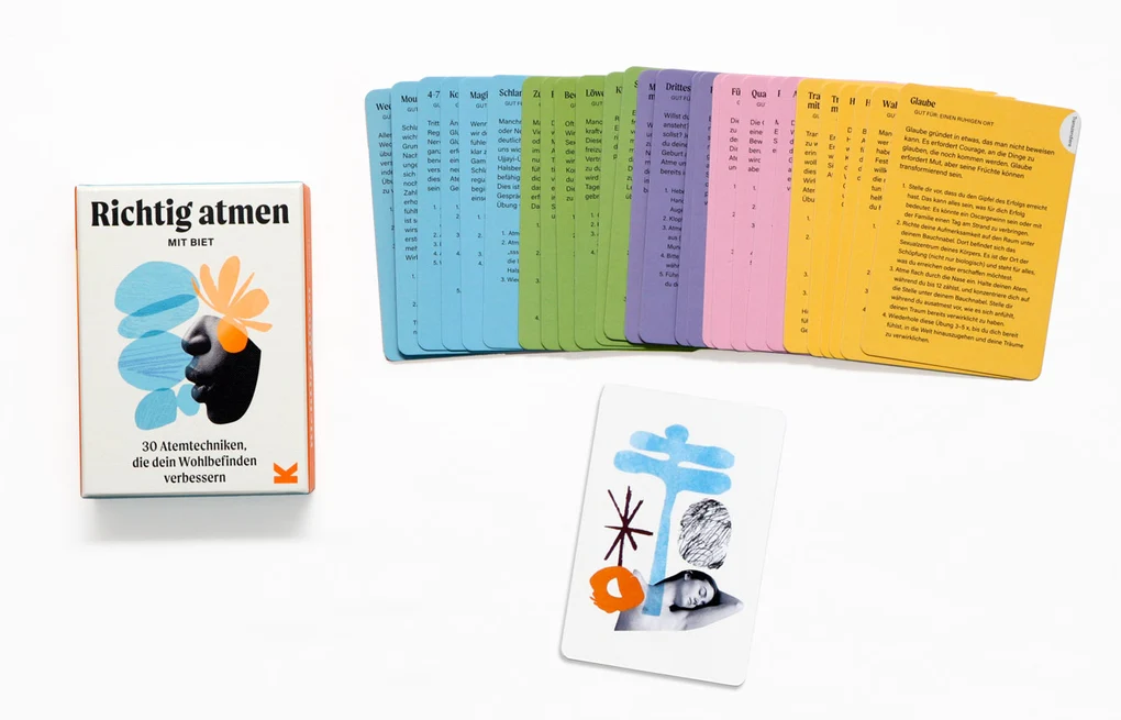 Karten-Set "Richtig atmen mit Biet - 30 Atemübungen für mehr Wohlbefinden" von Biet Simkin – Bild 5