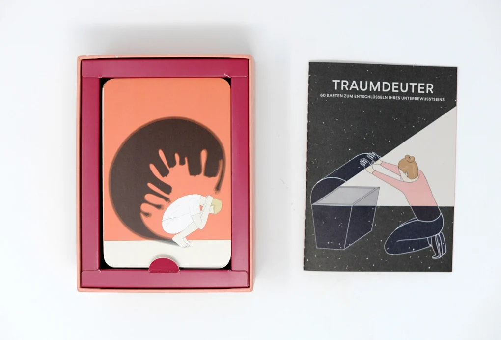 Karten-Set "Traumdeuter - 60 Karten zum Entschlüsseln Ihres Unterbewusstseins" von Theresa Cheung, Magma Publishing Ltd – Bild 4