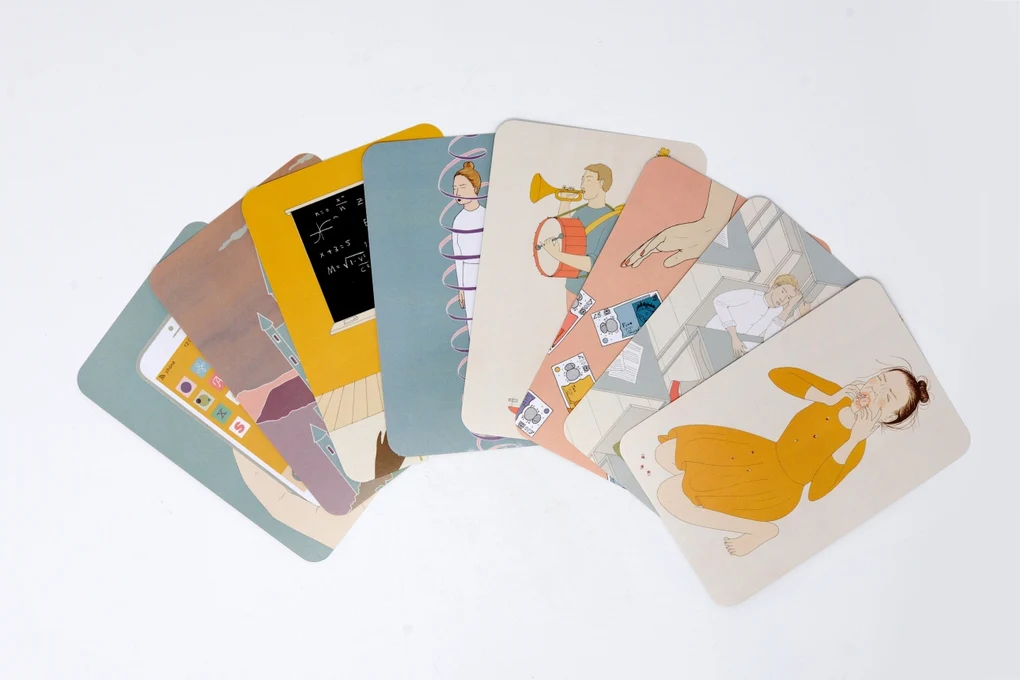 Karten-Set "Traumdeuter - 60 Karten zum Entschlüsseln Ihres Unterbewusstseins" von Theresa Cheung, Magma Publishing Ltd – Bild 3