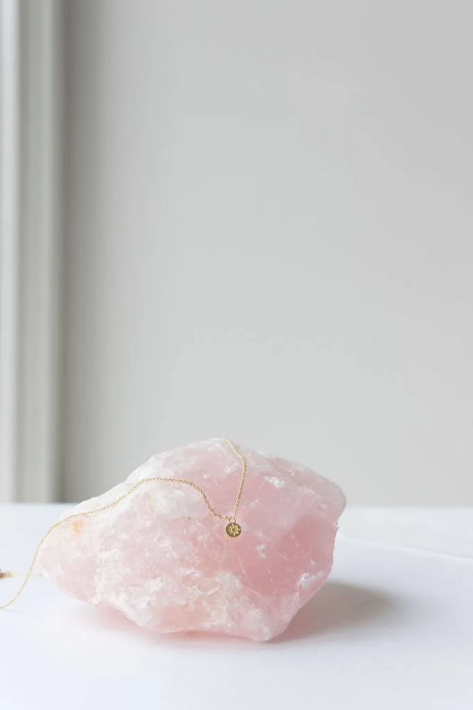 Halskette "Kompass" - 14 K vergoldet – Bild 2