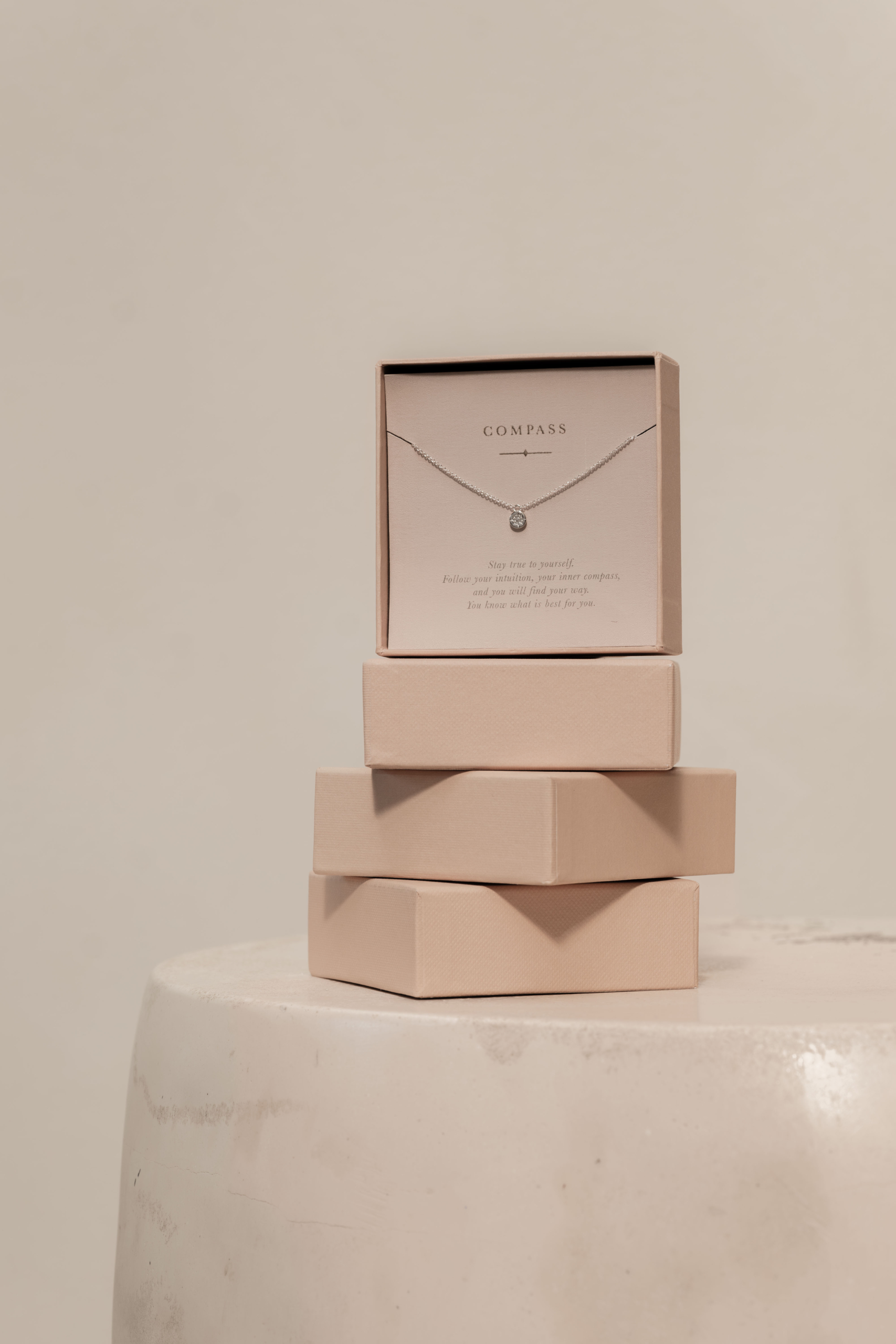 Halskette "Kompass" - Silber – Bild 2