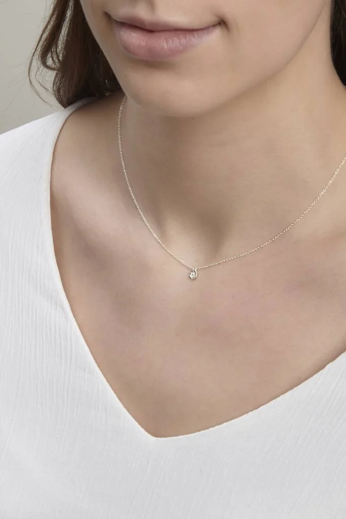 Halskette "Kompass" - Silber