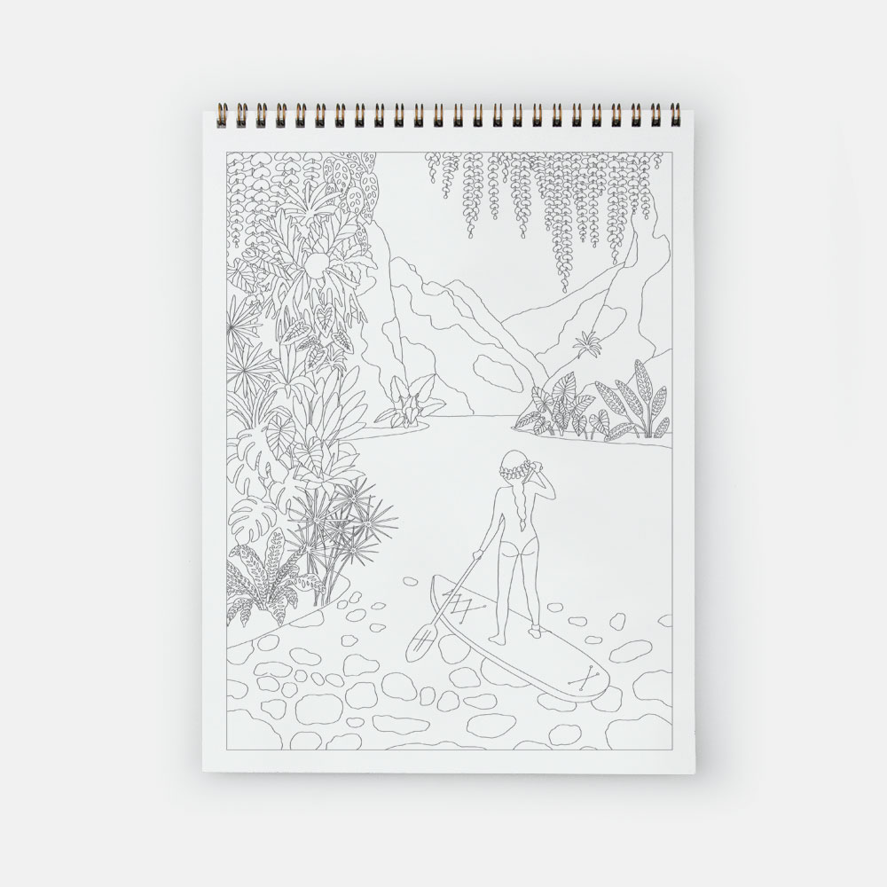 Malbuch für Erwachsene - mit 21 Illustrationen – Bild 3