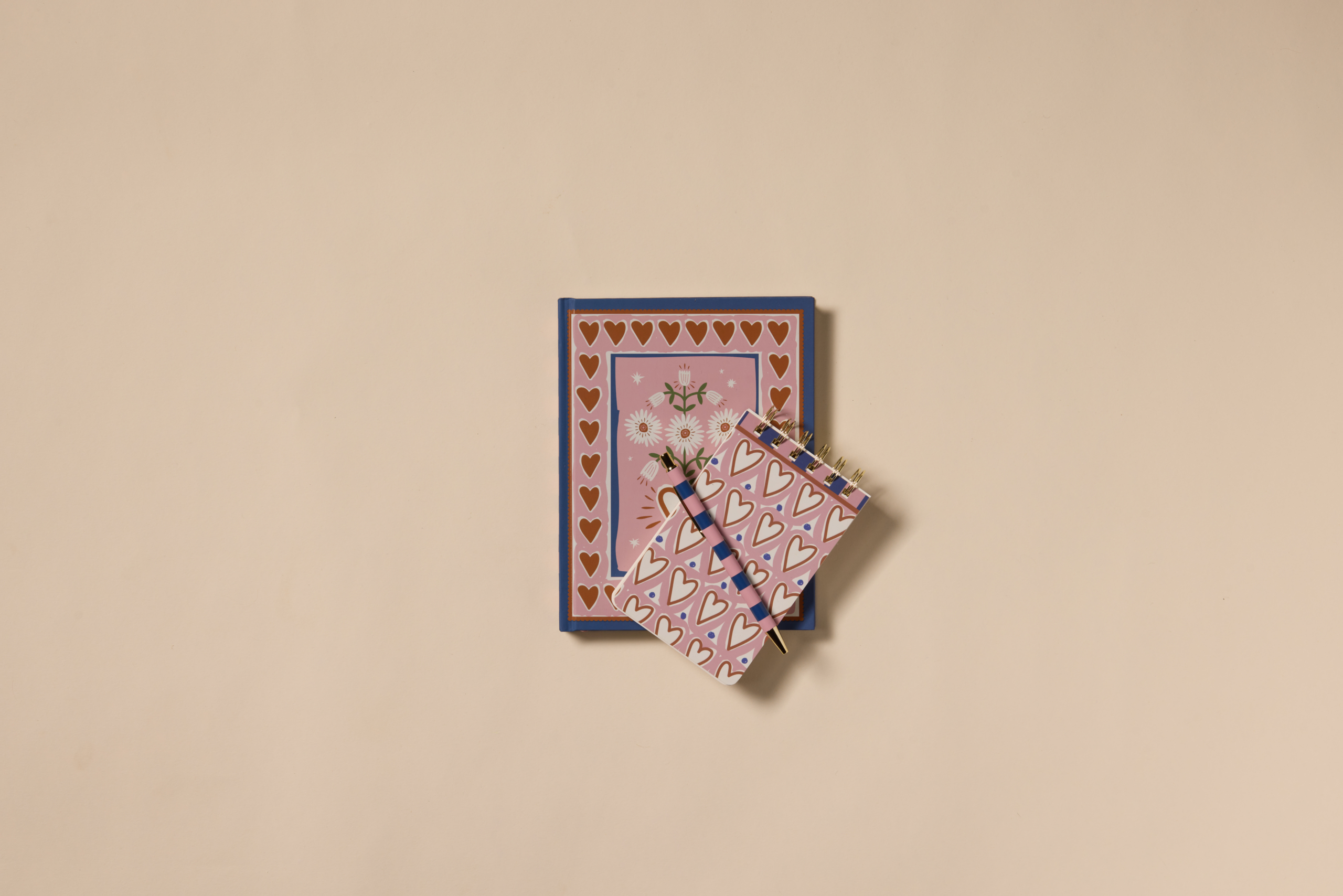 Notizbuch "A Dopo - Hearts" - 192 linierte Seiten – Bild 3