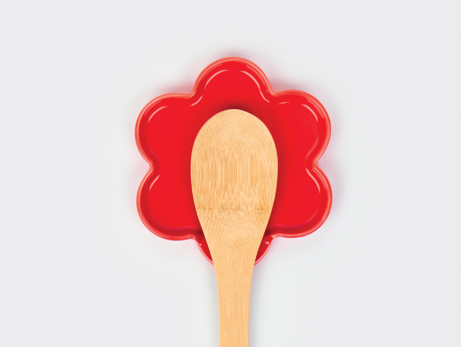 Keramik Löffelablage Daisy in Gänseblümchen-Form | für Küche & Dekoration – Bild 4