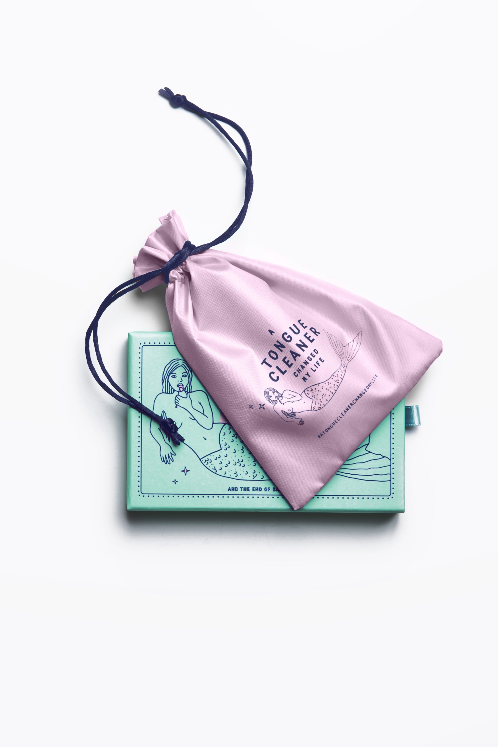 Ayurvedischer Zungenreiniger aus Kupfer - mit Muschelgriff – Bild 4